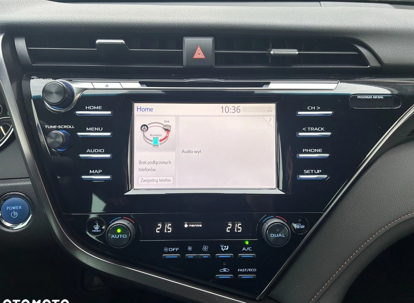 Toyota Camry cena 109900 przebieg: 101341, rok produkcji 2020 z Poznań małe 137